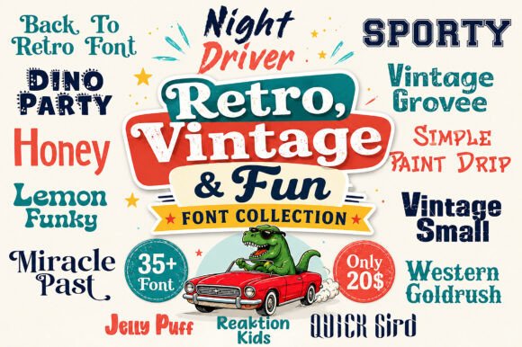 Download Retro, Vintage &amp; Fun Collection - Premium Bundle