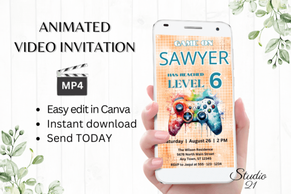 Download Video Game Birthday Invitation - Birthday Collection
